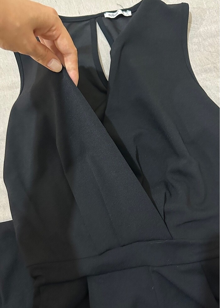 Siyah tulum - Görsel 4