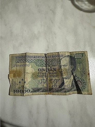 1970 tarihi 10.000 tl