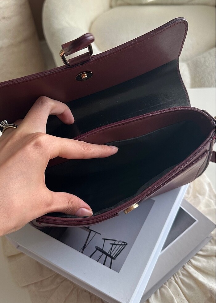 Bordo çanta - Görsel 4