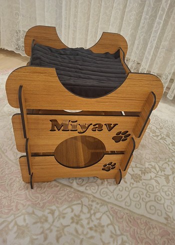 2 Kademeli Kedi Yatak ve Yuvası - Görsel 5