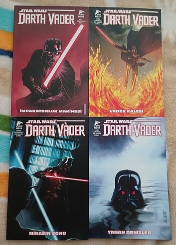 Star Wars Darth Vader 4 çizgi roman seti (İmparatorluk Makinesi,