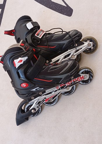 Siyah Erkek Biker Kaykay Paten
