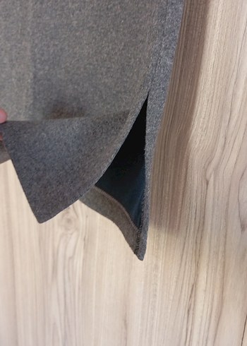 Gri Midi Hamile Eteği - Görsel 2