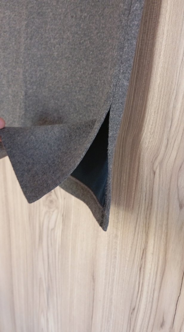 Gri Midi Hamile Eteği - Görsel 2