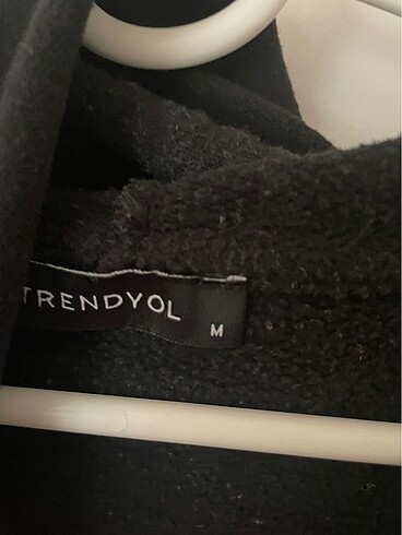 m Beden siyah crop sweatshirt