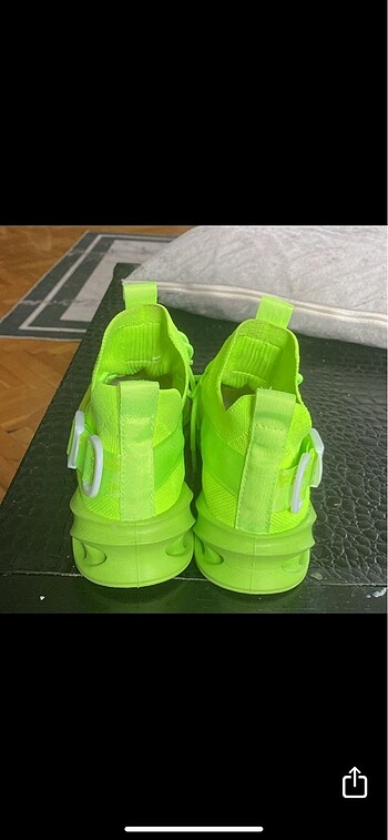 36 Beden yeşil Renk Neon spor ayakkabı