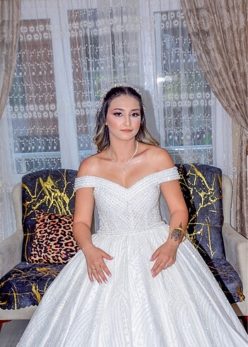Prenses model gelinlik
