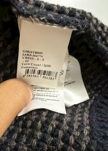 U.S Polo Assn. Düğmeli Gri Erkek Yün Ceket- hırka