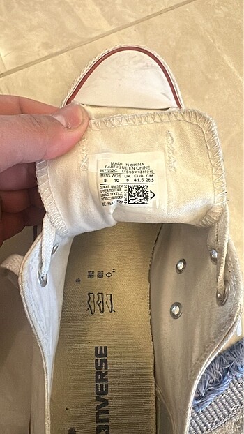 41 Beden beyaz Renk Orijinal Converse