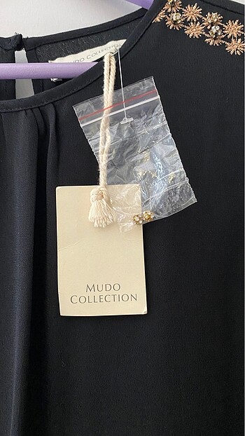 42 Beden Mudo collection Siyah Bluz
