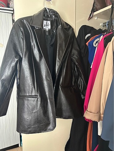Koton Blazer deri ceket