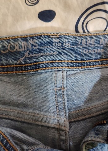 28 Beden Kadın Mavi yüksek bel denim Jean