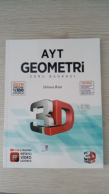 3D Yayınları AYT Geometri Soru Bankası