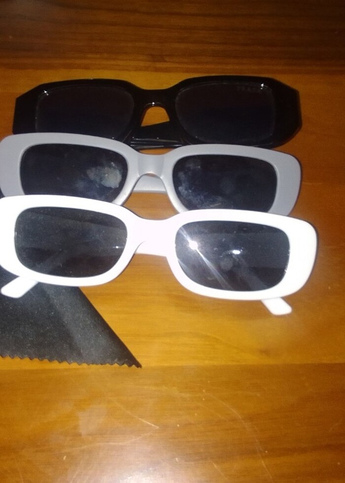 3 adet gözlük silme bezi yanında verilecek  - Görsel 3