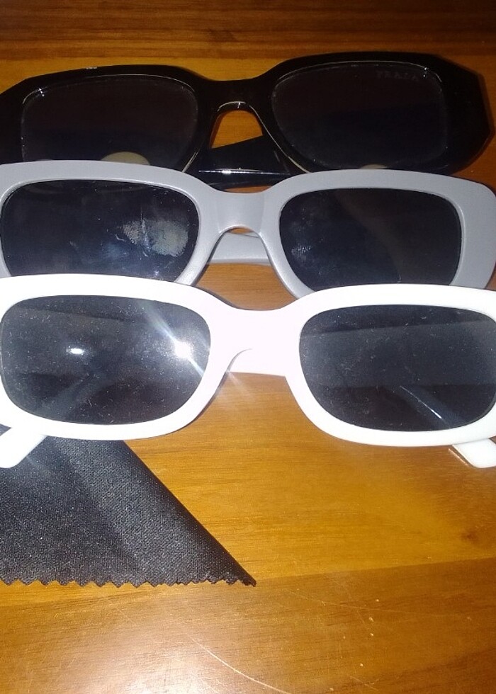 3 adet gözlük silme bezi yanında verilecek  - Görsel 4