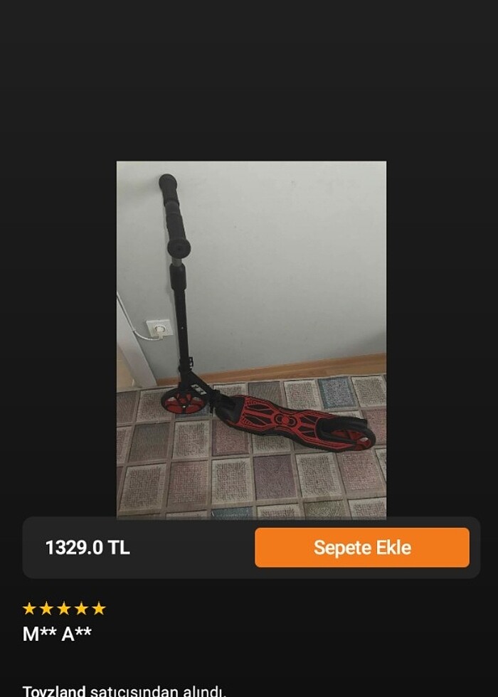 Büyük boy scooter detaylı bilgi için açıklamayı okuyun  - Görsel 3