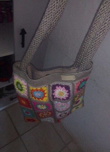 Satın alınmış örgü çanta detaylar açıklamada  - Görsel 3