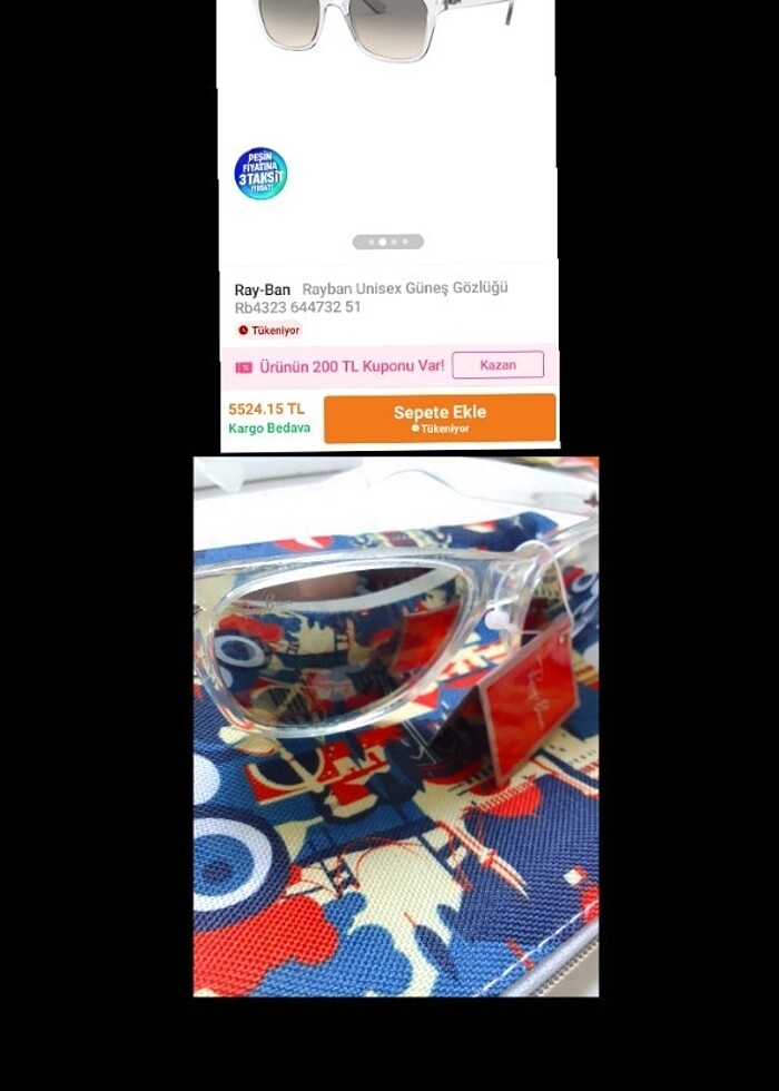 Ray-Ban sıfır unisex Güneş gözlüğü detaylı bilgi için açıklamaya - Görsel 2