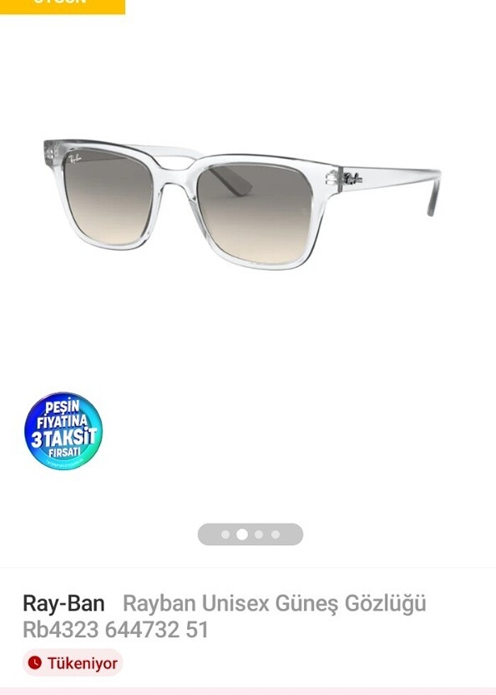 Ray-Ban sıfır unisex Güneş gözlüğü detaylı bilgi için açıklamaya - Görsel 3