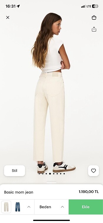 Pull and Bear pull and bear mom jean