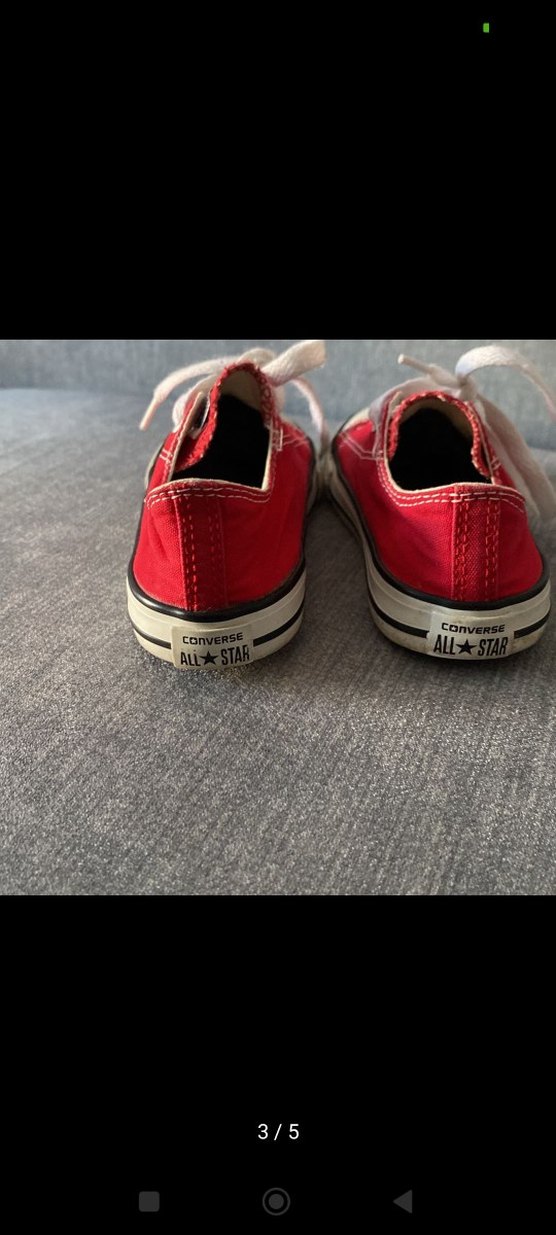 Kız Çocuk Kırmızı Converse Spor Ayakkabı - Görsel 2