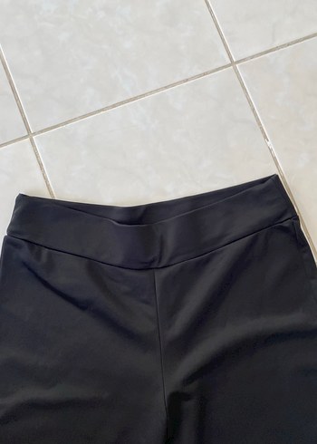 Siyah Kadın  İspanyol Paça Pantolon - Görsel 3