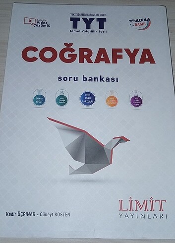 Tyt coğrafya soru bankasi limit yayınları 