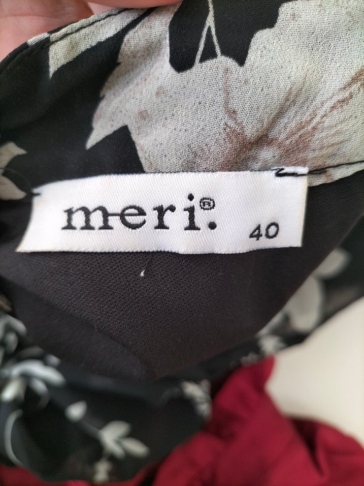 Çiçek Desenli Uzun Romantik Kadın Elbise - Görsel 4