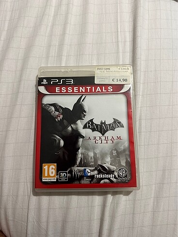 ps3 oyunu batman arkham city temiz