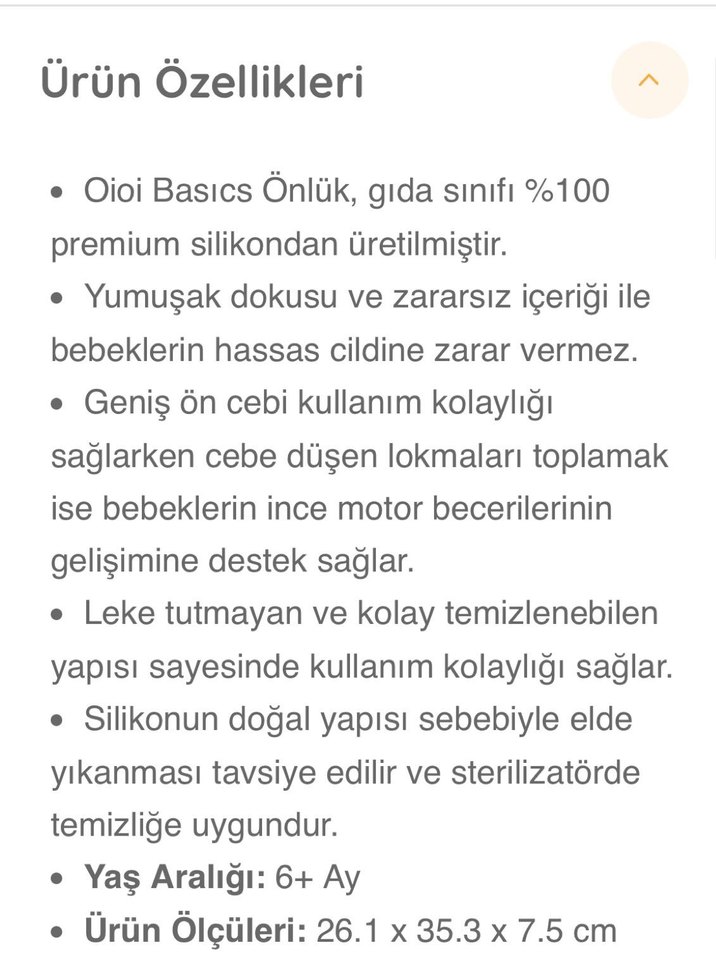 Pembe Silikon Mama Önlüğü - Görsel 5