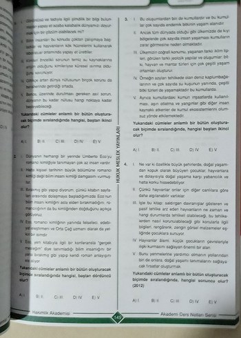 Akademi Hakimlik & HMGS Ders Notları Kitabı Türkçe matematik - Görsel 4