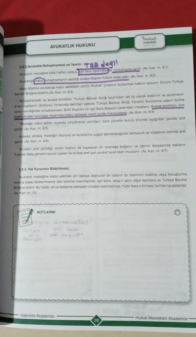 Akademi 2 HMGS Fark Dersler Ders Notları - Görsel 2