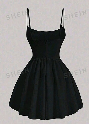Sheinside Siyah mini elbise
