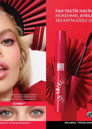 Avon Fan-omenal Hacim Veren maskara - Görsel 2