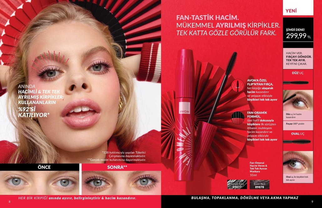 Avon Fan-omenal Hacim Veren maskara - Görsel 2