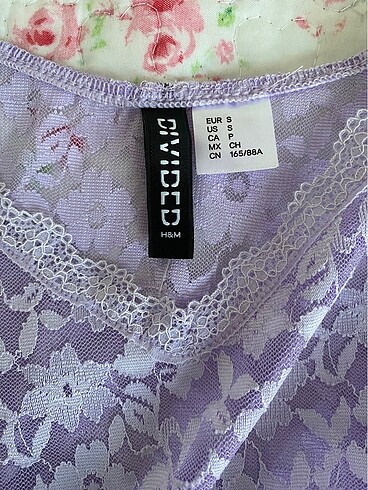 s Beden h&m çiçekli büstiyer