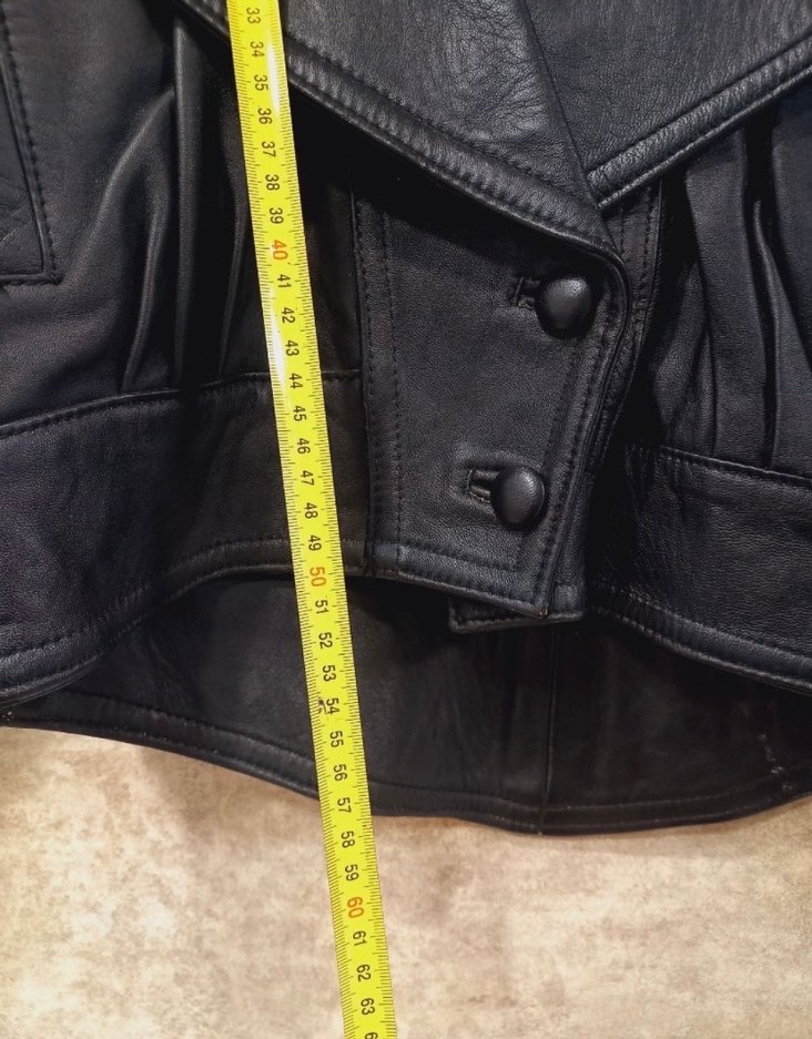 vintage deri ceket - Görsel 3