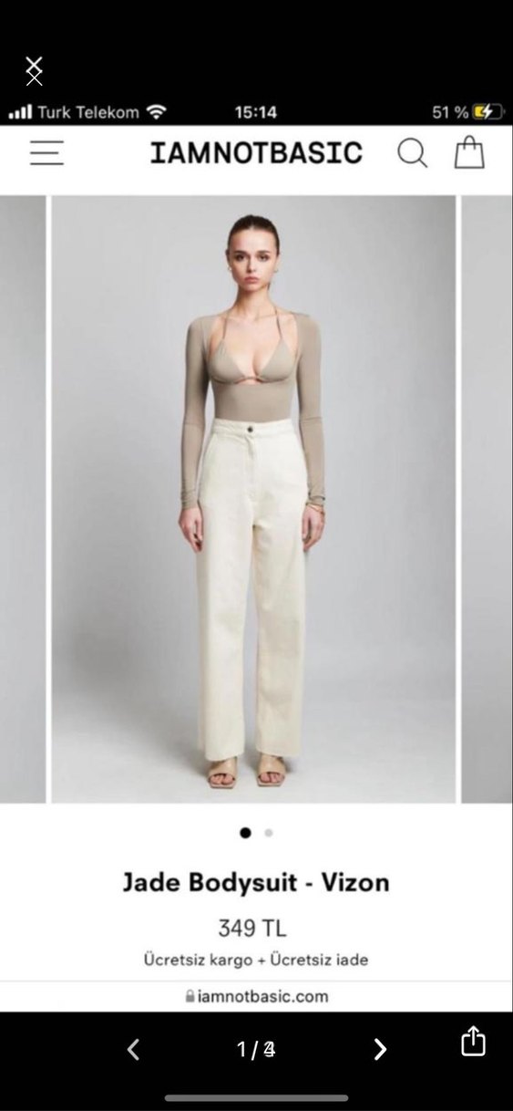 ıamnotbasic bluz - Görsel 2