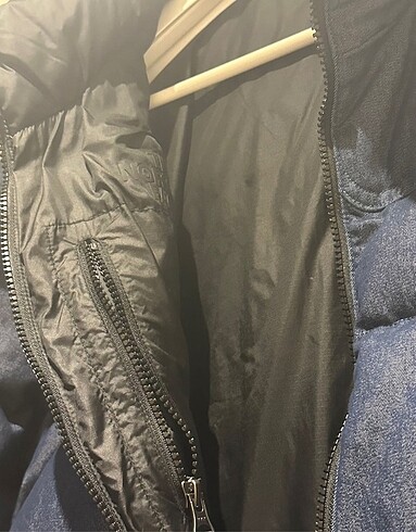 s Beden The North Face çift taraflı şişme mont