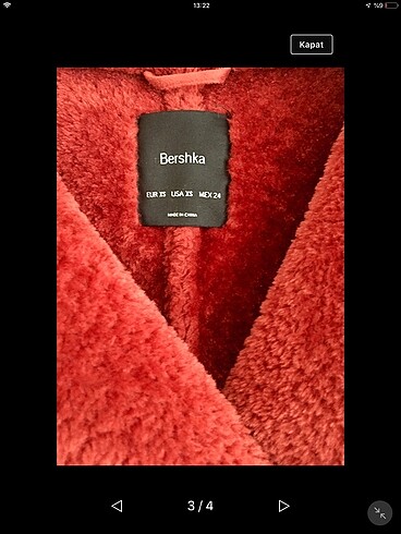 xs Beden Bershka biker mont