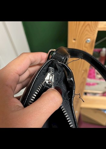 Bershka Siyah çanta - Görsel 5