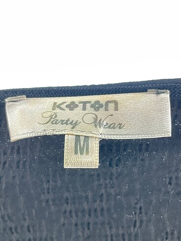 m Beden siyah Renk Koton Bluz %70 İndirimli.