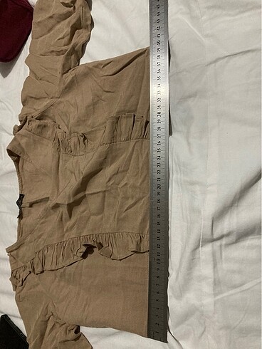 Bej keten crop - Görsel 6