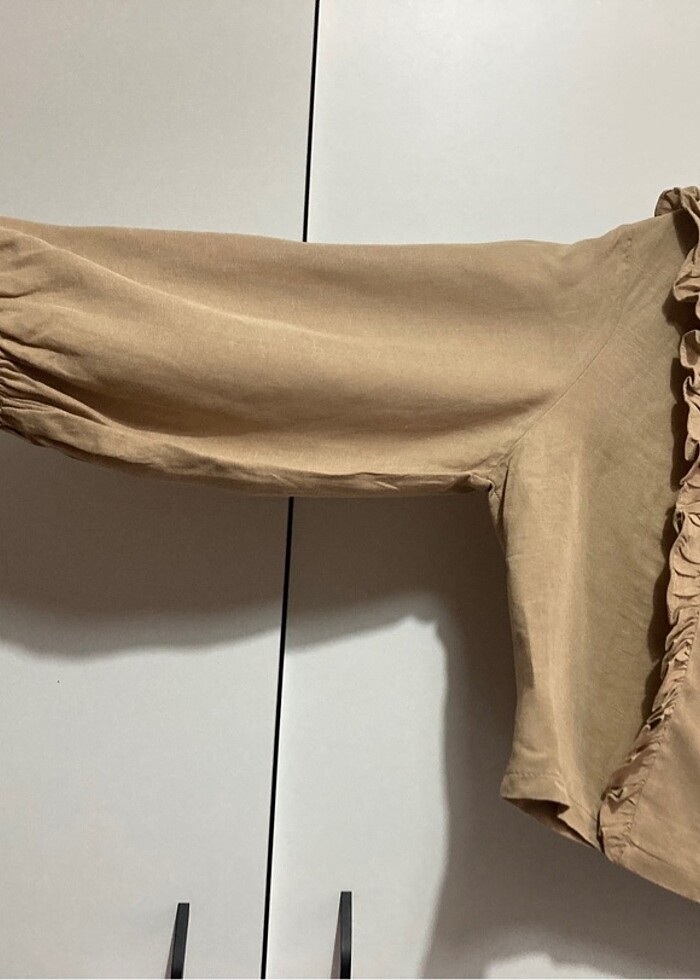 Bej keten crop - Görsel 3