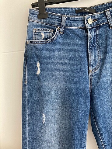 28 Beden mavi Renk Mavi Cindy Mom Jeans