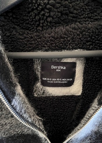 Gri Ekoseli kadın polar - Görsel 2