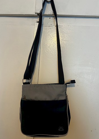 Gri Fermuarlı  Omuz Çantası - Görsel 2