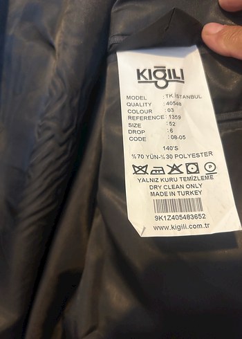 Kiğılı Koyu Gri Erkek Düz Desensiz Takım Elbise - Görsel 4