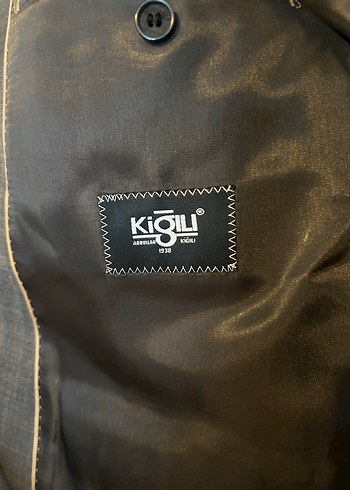 Kiğılı Koyu Gri Erkek Düz Desensiz Takım Elbise - Görsel 7