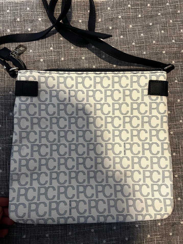 Gri Baskılı Fermuarlı Kadın Çanta - Görsel 3